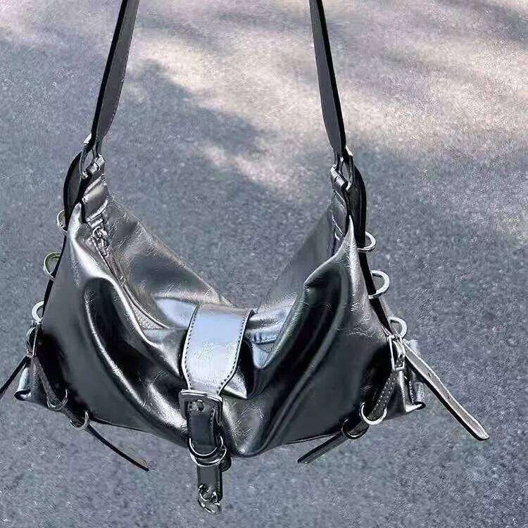 Vintage Korean All Match Streetwear Handbags Fashion Grunge Casual Shoulder Y2k Aesthetic Ins Simple Crossbody Bags Trendy