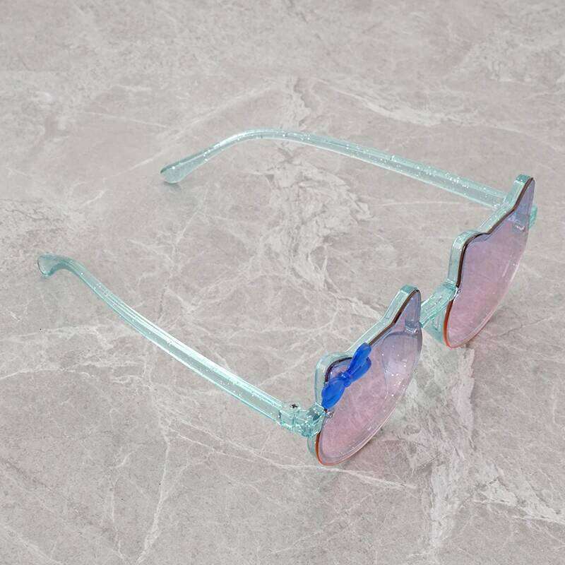 2025 Baby Cute Cartoon Sunshade Glasses Gradient Children's Sunglasses Girls' UV Protection H260130