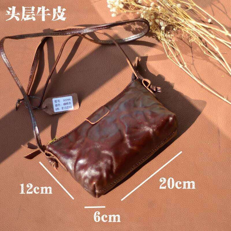 AETOO European and American retro motorcycle women's small square wide strap, single shoulder bag, high-end f XJ260131