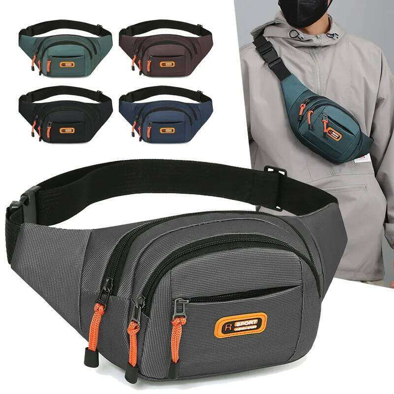 Mobile Waist Bag For Both Men And Women Multifunctional Large Capacity Anti Splash Business Wear-resistant Construction Site