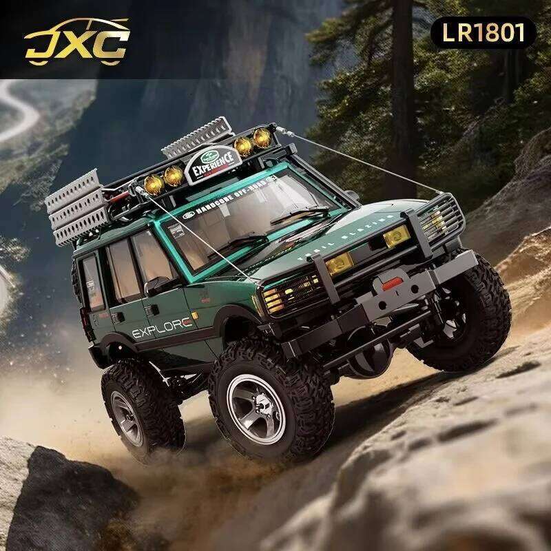 JXC LR1801 professional RC remote control 1/18 off-road climbing model 4WD two-speed boy toy car Crawler tire Y260131