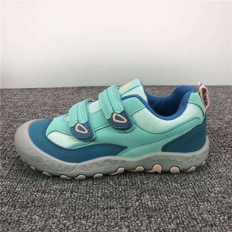 2023 Mesh Children Sneakers Outdoors Breathable Hook Loop Girls Boys Sport Anti Slip High Quality Kids Running Walk Shoes Y260128