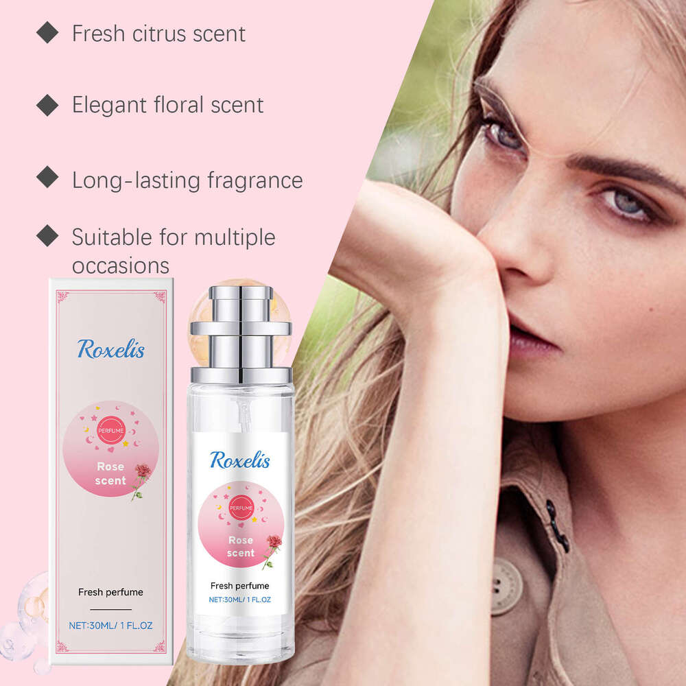 Roxelis Rose Pagoda Long-lasting Fragrance for Women Elegant Fresh Unique Charm Light Perfume S260131