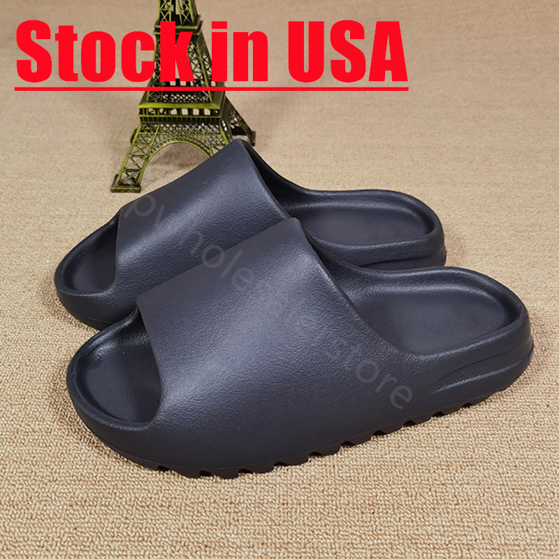 Local Warehouse Designer Slide Slippers men women sliders Sandals Summer slider sand bone onyx classic Mens women shoes slipper sandal Stock in USA man Beach slipper