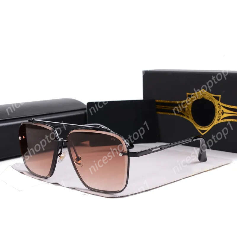 Man Designer Sunglasse Men Women Square HD Nylon Lenses Uv400 Radiation Protection 006 Street Fashion Ditaglass Beach Everyone Wears With Box d2e