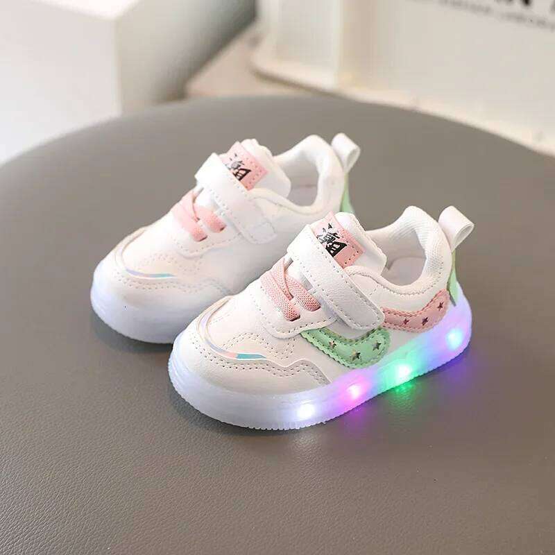 2025White Casual For Baby Boy Girl Brand Children Sneake Kids Toddler Walking Shoes Size 1 Y260128