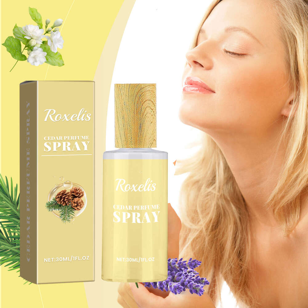 Roxelis Cedar Eau de Toilette Natural Woody Fragrance Fresh Light Floral Elegance Romantic Temperament Graceful Long-lasting Scent S260131