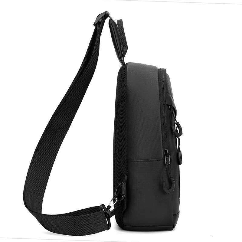 Simple and casual men's shoulder trendy single-shoulder crossbody student travel bag, lightweight diagonal backpack, m