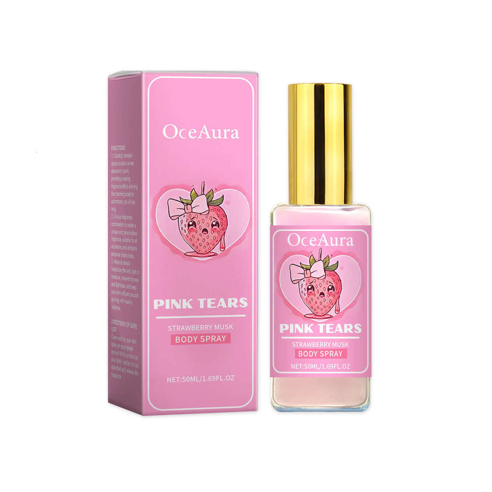 OceAura Musk Body Refreshing Moisturizing Nourishing Care Strawberry Fragrance Perfume Spray S260131