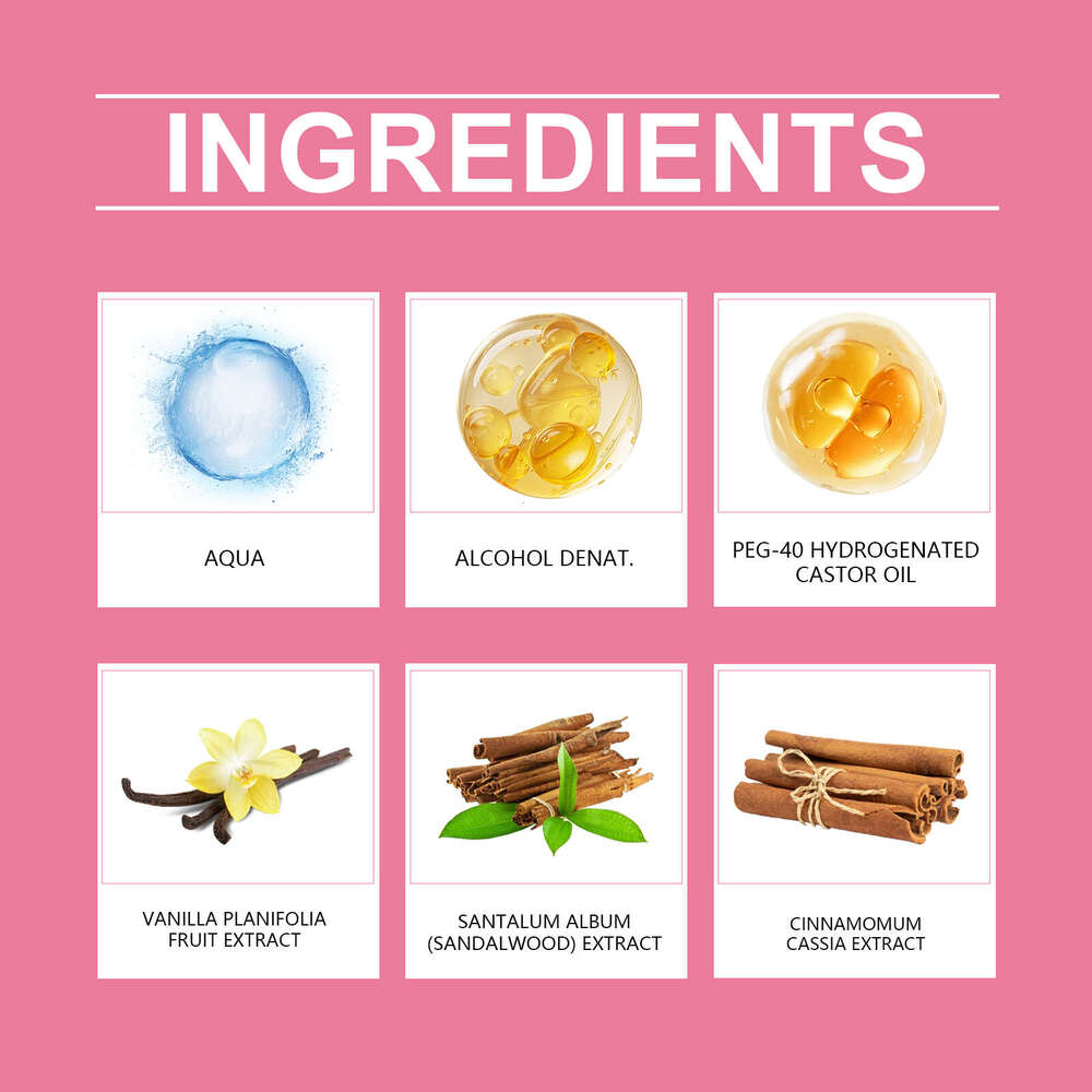 Roxelis Vanilla Flower Eau de Toilette Daily Commute Date Natural Delicate Charm Fresh Fragrance Long-lasting Scent S260131