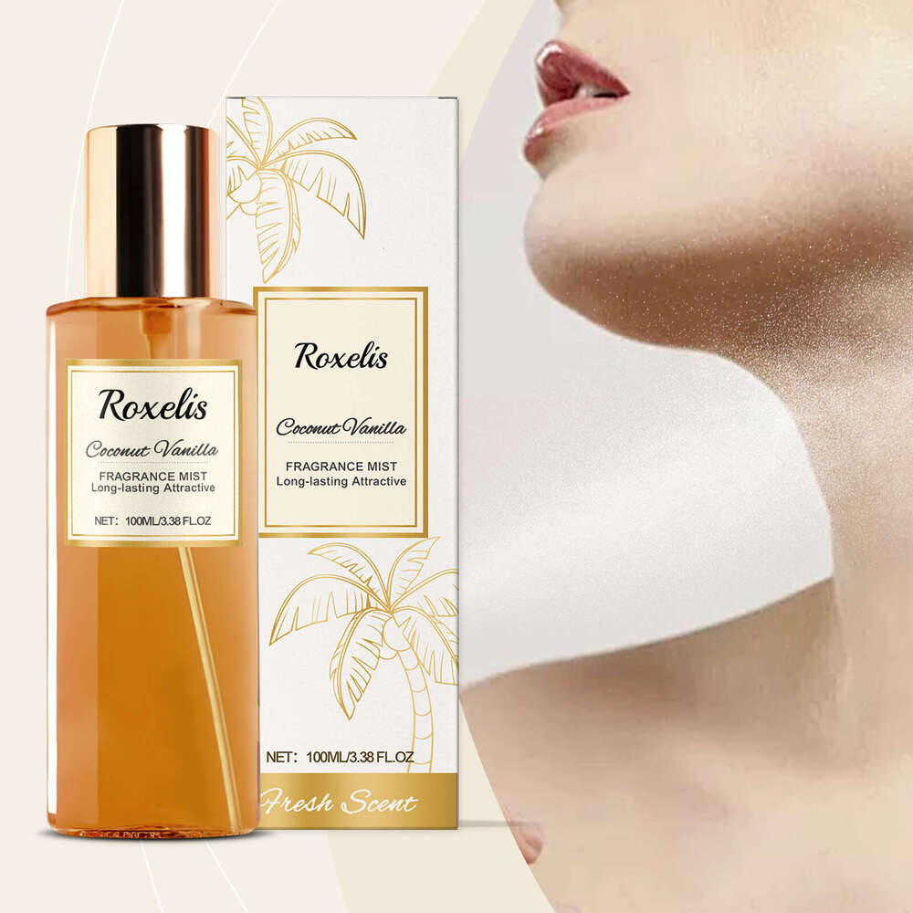 Roxelis Coconut Vanilla Romantic Body Fresh Elegant Natural Long-lasting Daily Convenient Niche Fragrance Eau de Toilette S260131