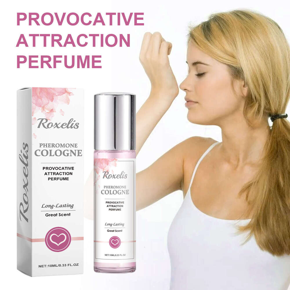 Roxelis Women's Pheromone Fresh and Elegant Floral Scent Long-lasting Fragrance Behind the Ear Charming Niche Date Perfume S260131