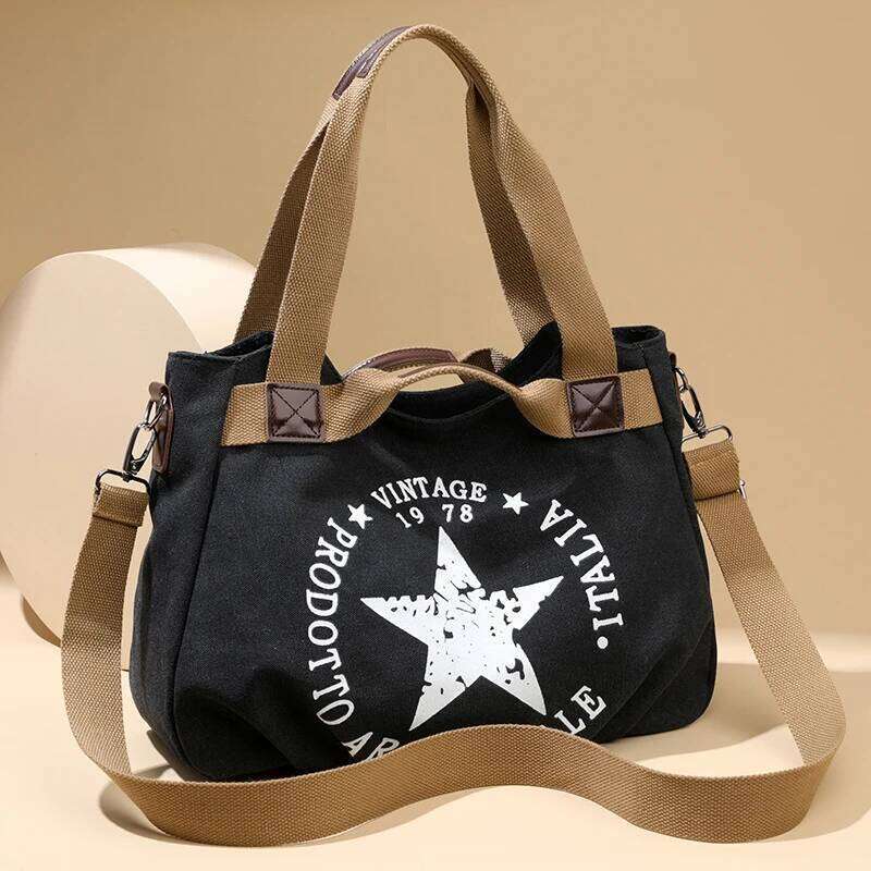 Women's casual style printed large-capacity shoulder bag