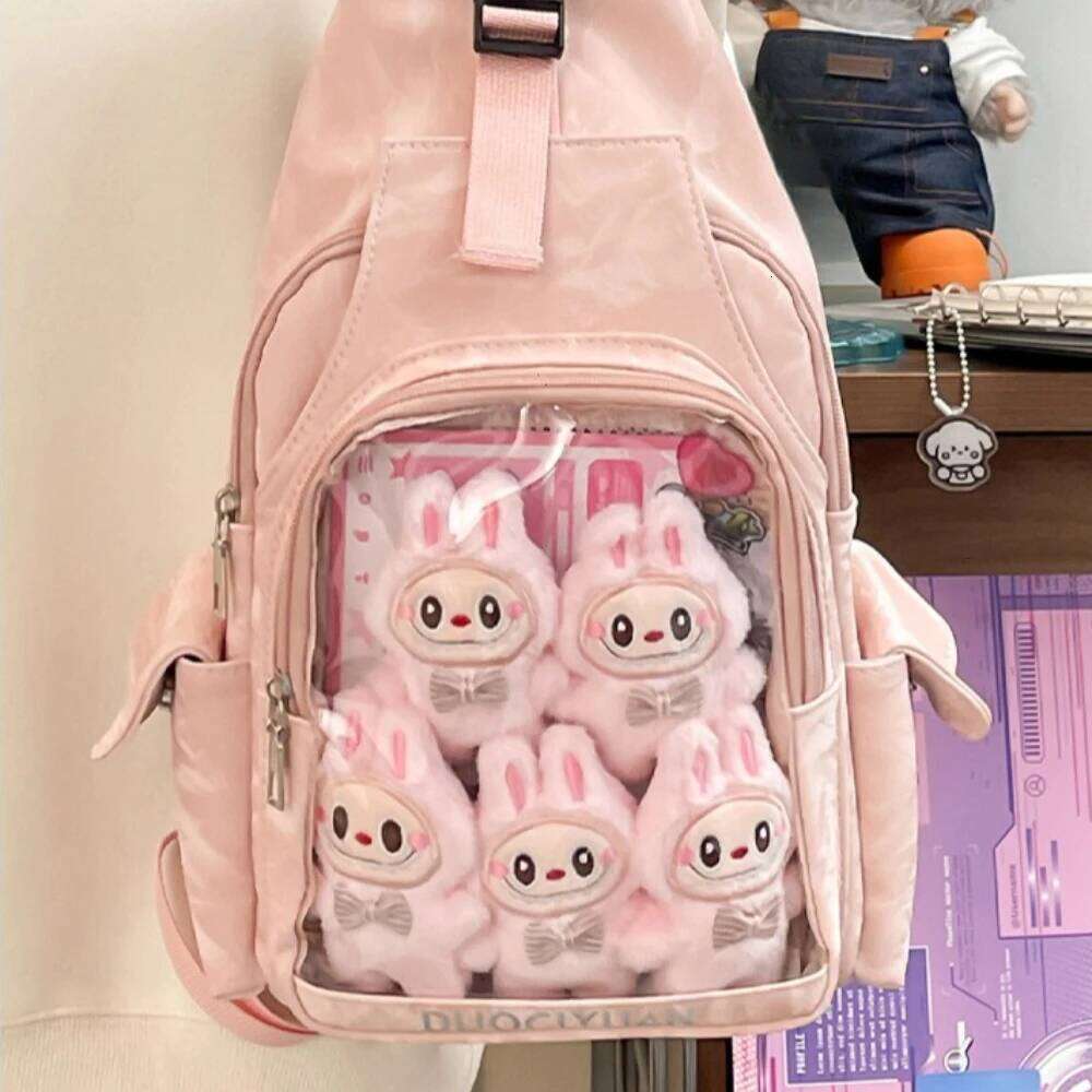 Transparent Ita Mochila Daily Using Student Lightweight Portable School Women Multi-function Women's Small Backpack