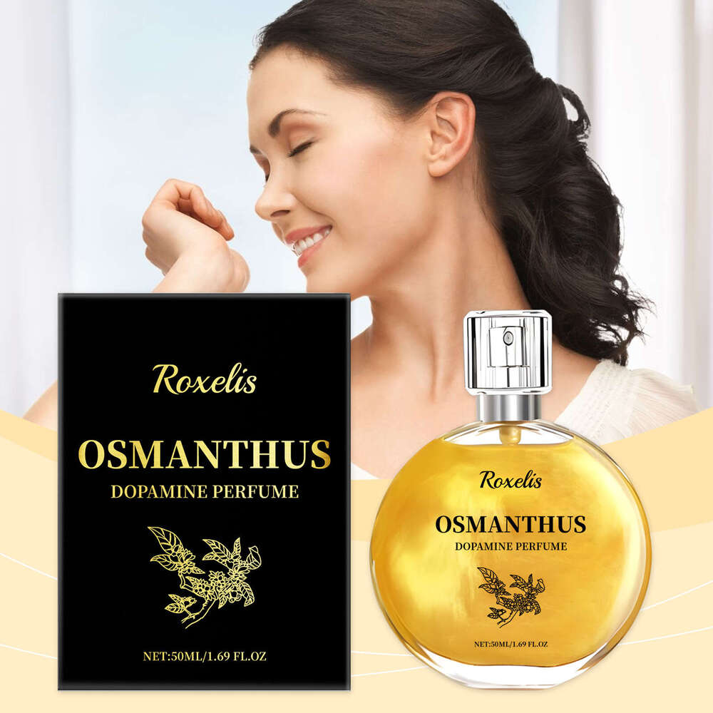 Roxelis Gold-plated Light Fragrance Natural Fresh Moisturizing Charm Long-lasting Fine Mist Osmanthus Perfume Spray S260131