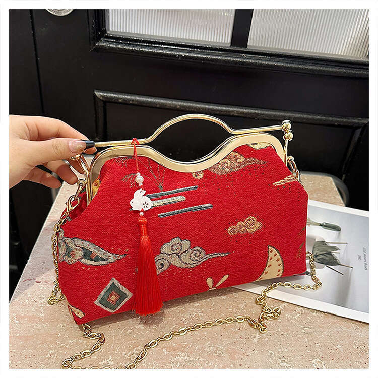 Track Cross-Border New Chinese Style Embroidered Handbag Women's Fashionable Crossbody Evening Bag MASA