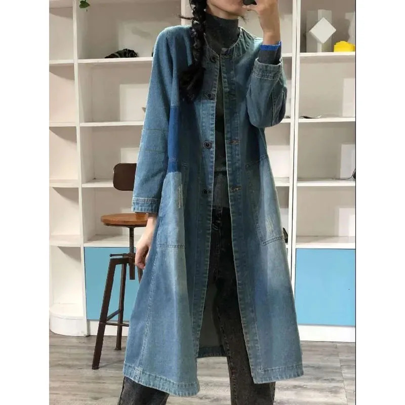 Women Denim Jacket 2025 Spring Autumn Loose Comfortable Casual Lady Cowboy Coat Retro Temperament Female Windbreaker Outerwear 260120