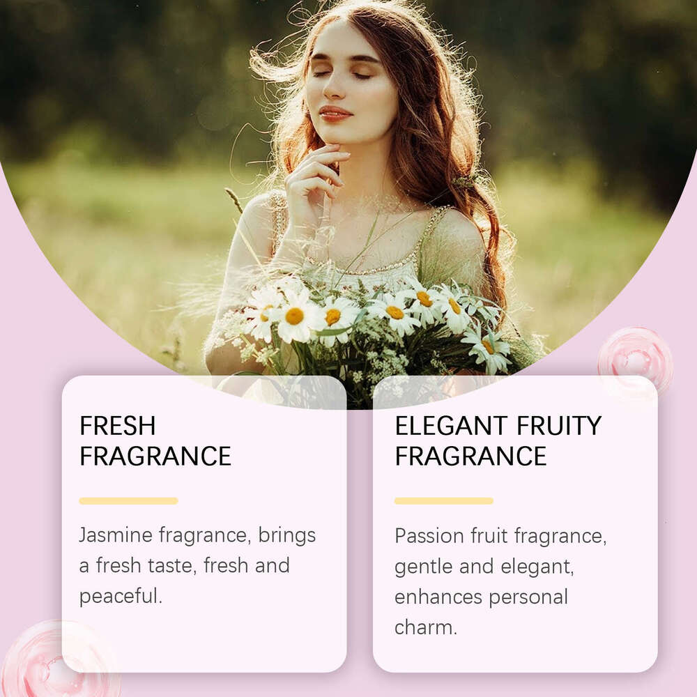 Roxelis Jasmine Passion Perfume Exudes Charm Long-lasting Fragrance Portable Elegant Fresh Diffuses Niche Appeal Scent S260131