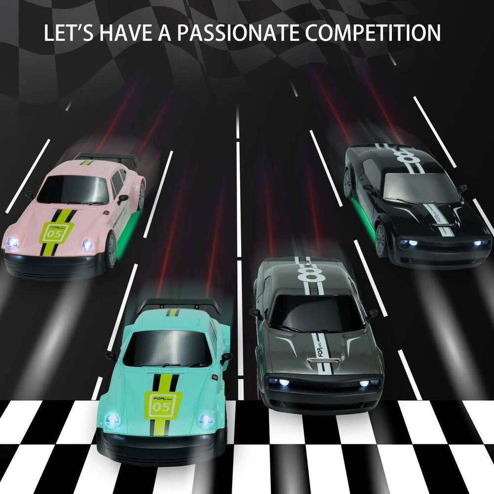 Dodge Hellcat Professional Remote Control Rc Racing With 4WD 2.4G High Speed Drift Car Children's Toys Y260131