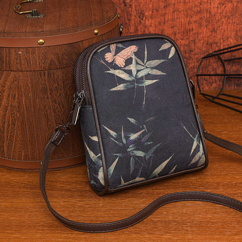 Single Shoulder Ethnic Thousand Miles Of Rivers And Mountains National Style Texture Crossbody Classical Versatile Casual Commuter Bag Cross-Border MA