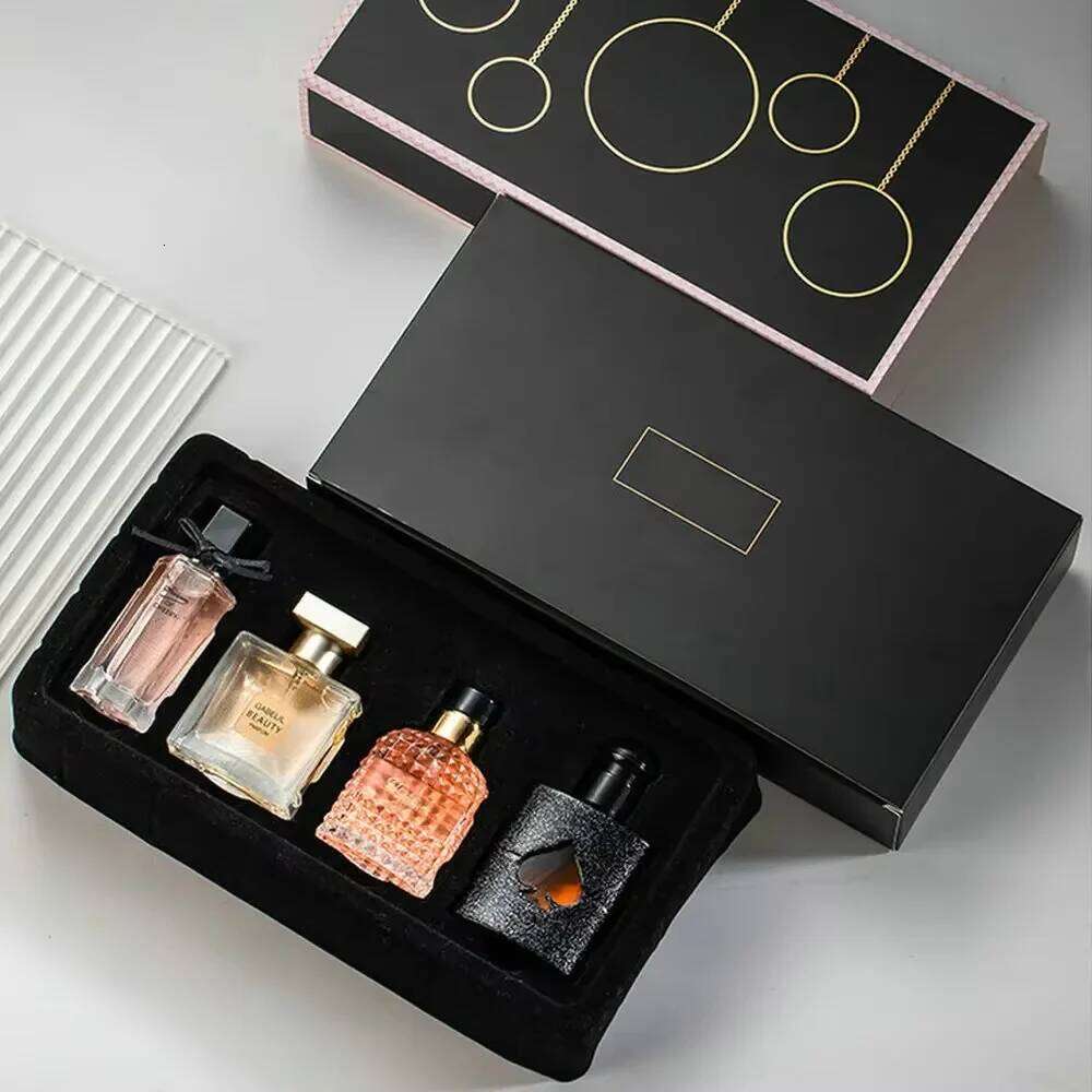 Original Women Perfume Sets 100ml Gift Box 4pce Set Lasting Fragrance Eau De Parfum Plant Floral Scent Fresh H260130