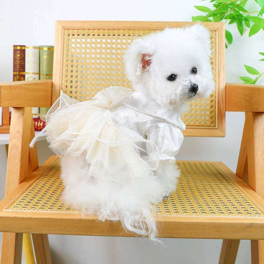 Figaro Wedding Pet Dog Cat Hair Loss Summer High Quality Princess Dress H260129