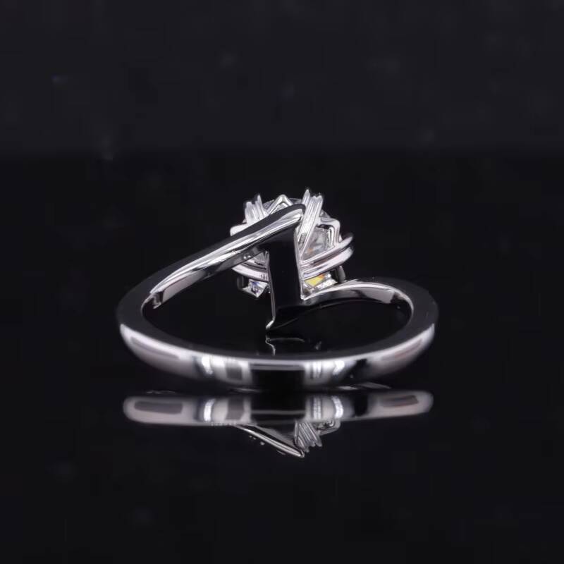 1CT IGI Certificate Round Brilliant Cut Lab Grown Diamonds 10k 14k 18k White Gold Customized Rings