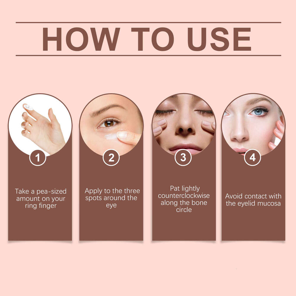 Viareline Moisturizing Hydrating Nourishing Massage Area Skin Elasticity Daily Care Eye Cream S260131