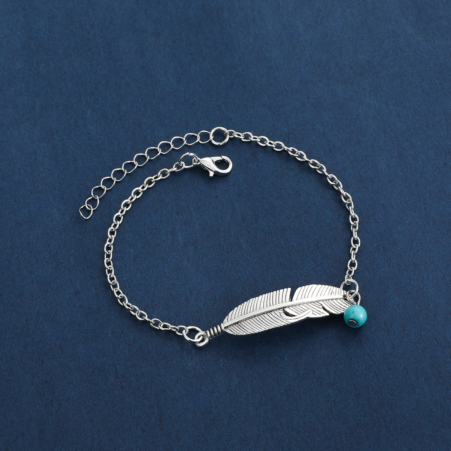 Simple Feather for Women Fashion Ethnic Style Hollow Leaf Anklet Beach Foot Jewelry