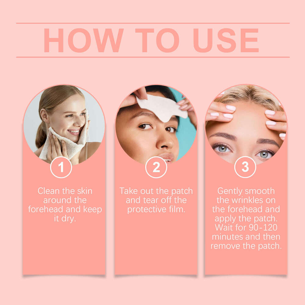 Viareline Forehead Patch Collagen Moisturizing Gentle Skin Delicate Elasticity Care S260131