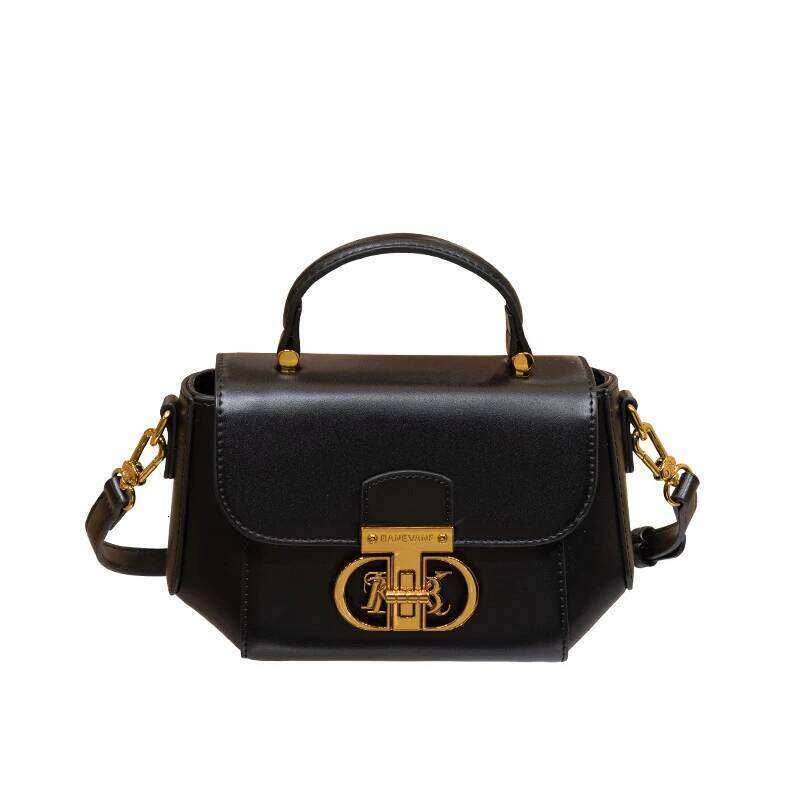 Women's genuine leather handbag, women's 2024 new spring/summer haute couture designer single shoulder crossbody small