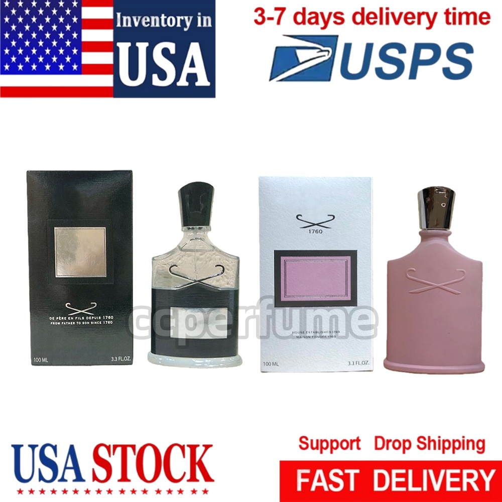Perfume Men Designer Perfume Women Luxury Perfume Cologne perfume Eau de Toilette 100ml long lasting fragrance Top Quality Spray fast Delivery in 3-7 days from USA