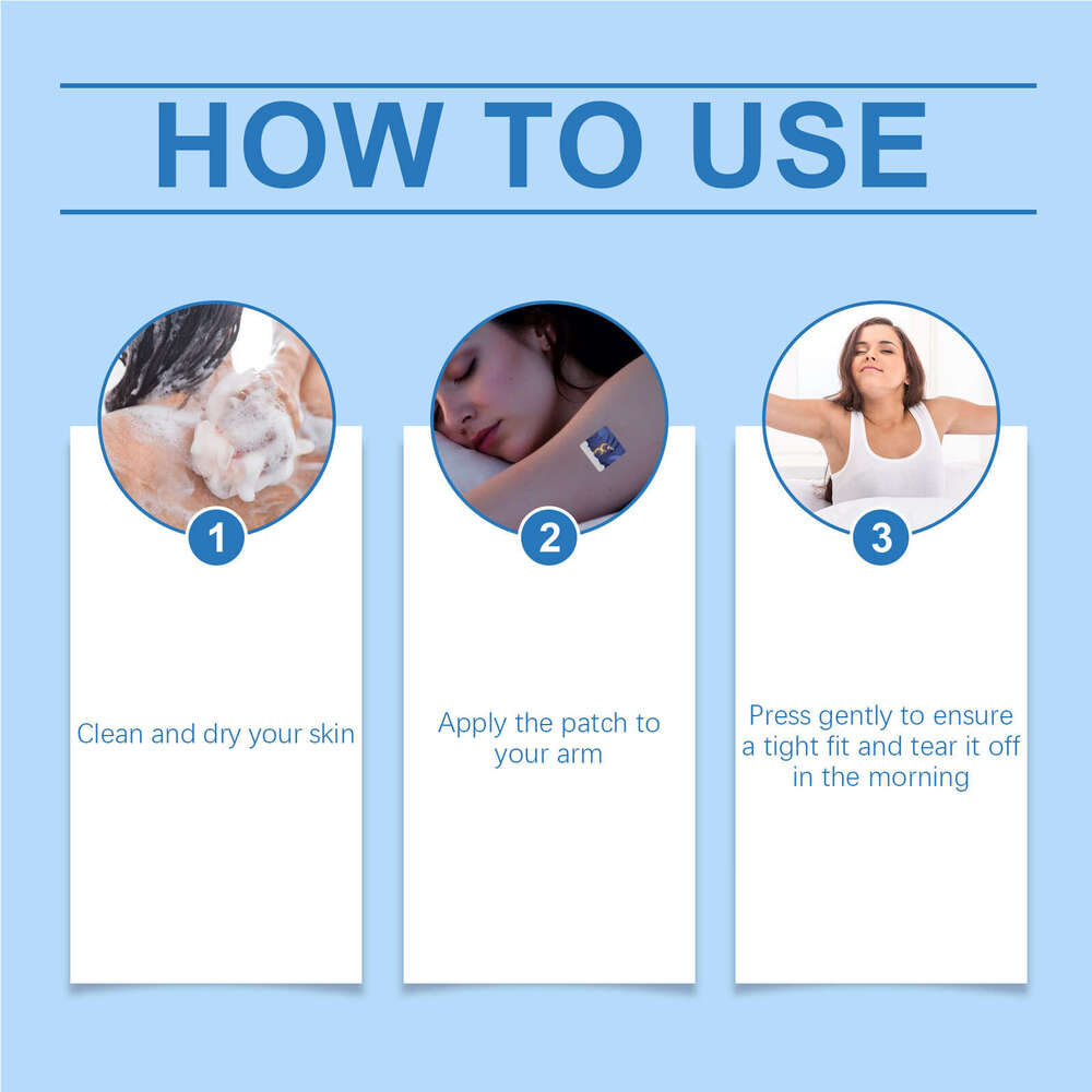 XIMONTH Herbal Fresh Scent Relieves Body Fatigue Easy to Fall Asleep Sleep Care Patch S260131