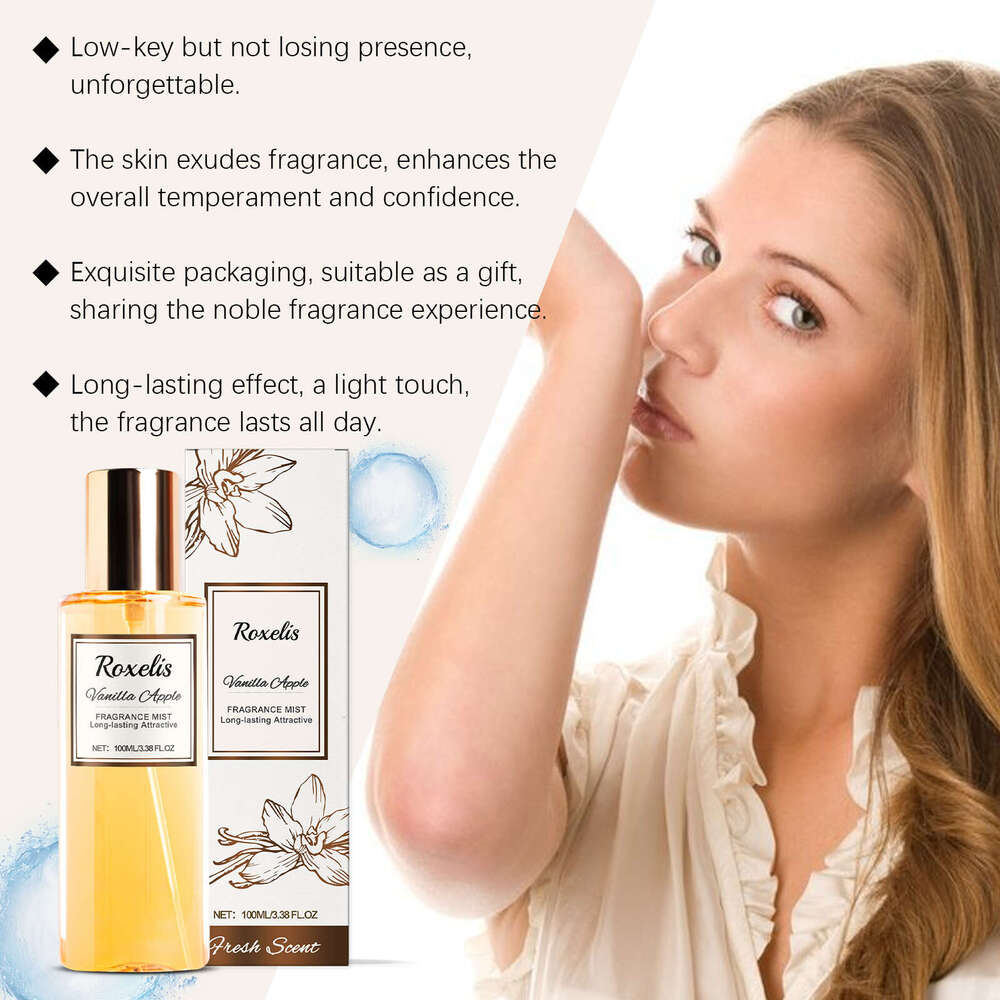 Roxelis Vanilla Apple Romantic Fragrance Niche Fresh Scent Long-lasting Light Elegant Perfume Body Spray S260131