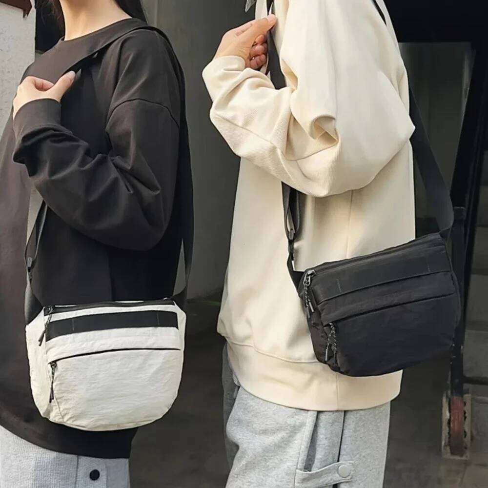 Unisex Sports Waist Pack Casual OutdoorSling Bag for Cycling & Commuting, Lightweight Large Capacity Travel Shoulder Bag,