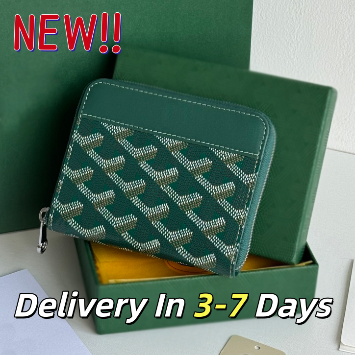 Wallet Designer Bag Popular Luxury Purse Signature Chevron Weave Purse Unisex Convenient Zipper Bags High Quality Billfold Outdoor Practical Wallet