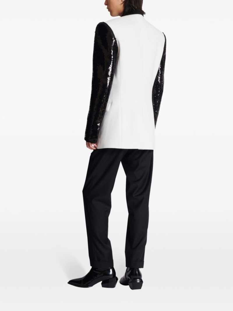 Fashion Mens Suits 2 Pieces Jacket Pants Peaked Lapel Single Breasted Rhinestones Beading Special Occasion Party Customized traje de hombre