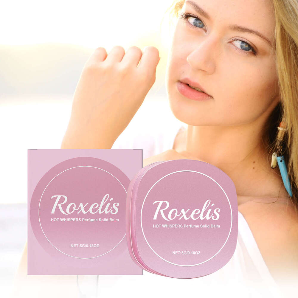Roxelis Rose Elegant Refreshing Silky Light Fragrance Portable Pocket Solid Balm S260131