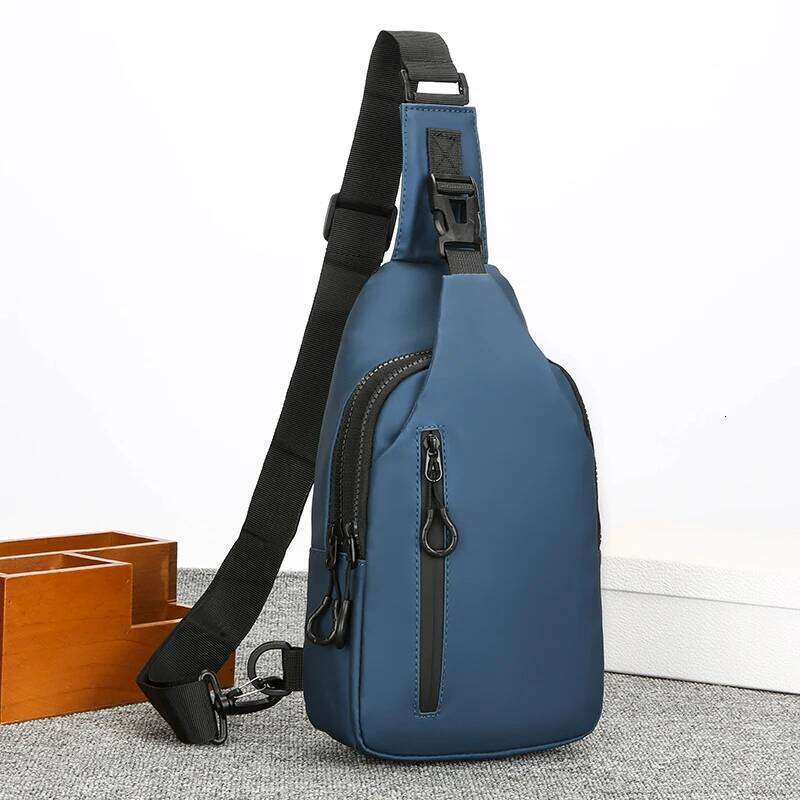 Outdoor sports crossbody men's chest fashionable and simple trendy shoulder bag, small backpack
