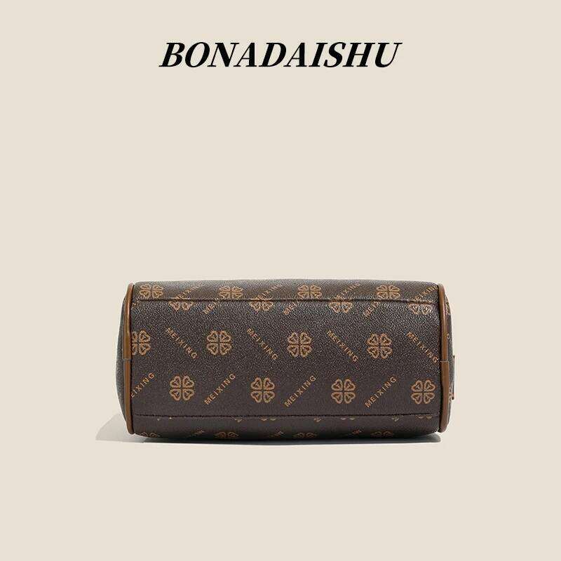 Autumn and Summer New Crossbody Middle aged Fashion Retro Shoulder Bag, Old Pattern Women's Bag