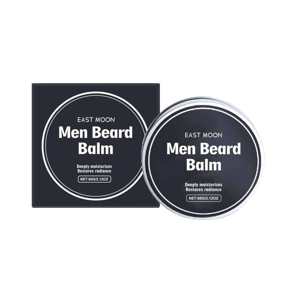 East Moon Men's Beard Care Cream Soft Styling Nourishing Moisturizing Gentle Skin-Friendly Refreshing Non-Sticky S260131