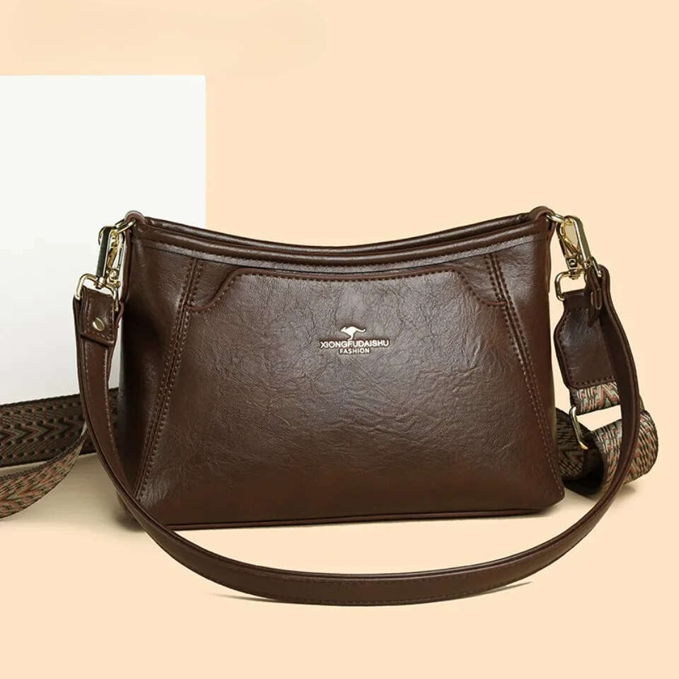 Top Quality PU Leather Tote For Women Luxury Shoulder Solid Color Crossbody Bags 2026 New Fashion Female Sac Xiu Lai Si