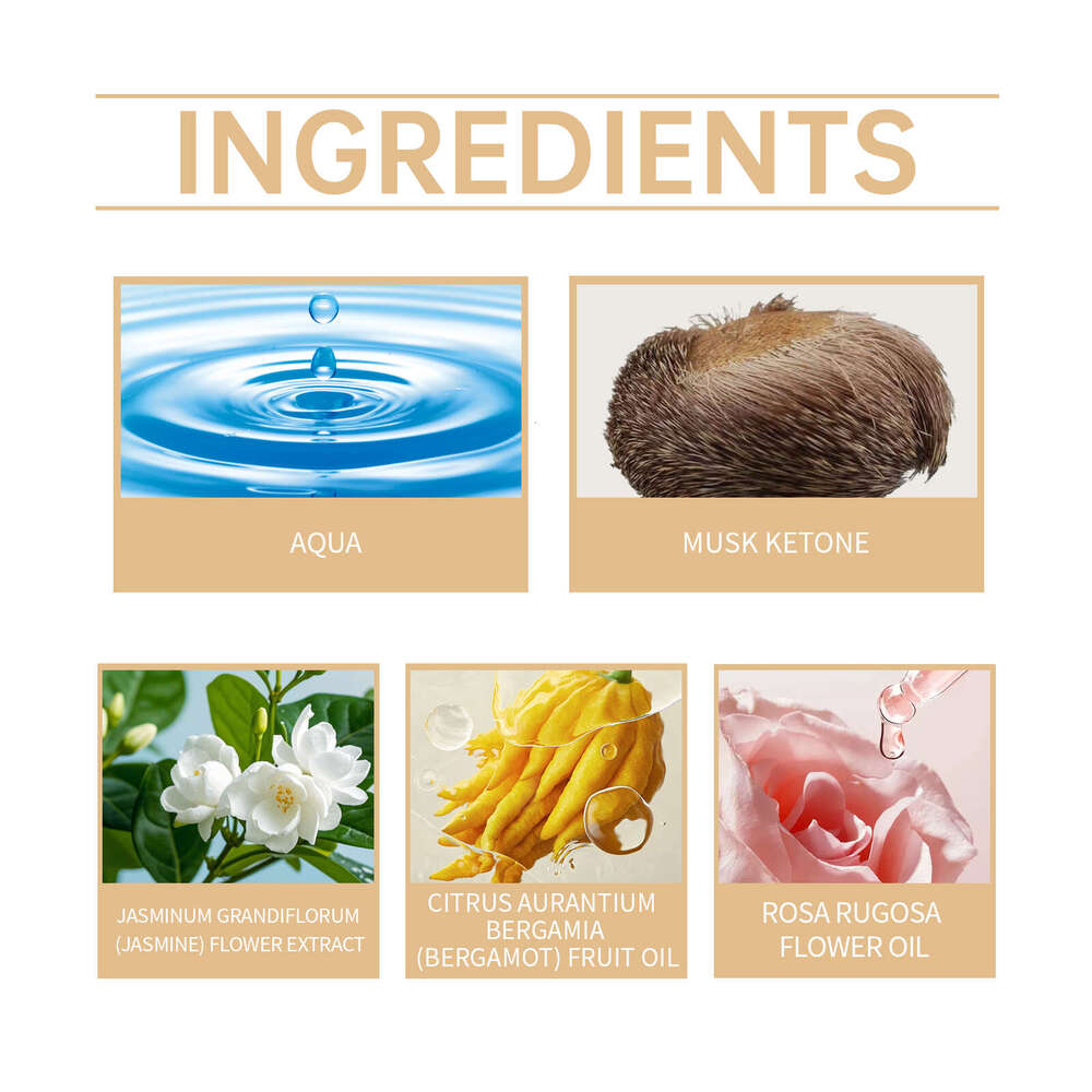 Roxelis Sweet and Flower Floral Fruit Niche Fragrance Fresh Natural Charm Long-lasting Date Atmosphere Perfume S260131