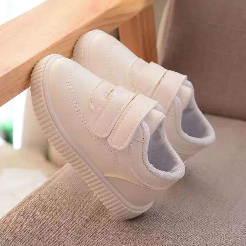 New Fashion High Quality Boys White Sneaker Children Flat Casual Kids Baby Girl Toddler Running Shoes Y260128