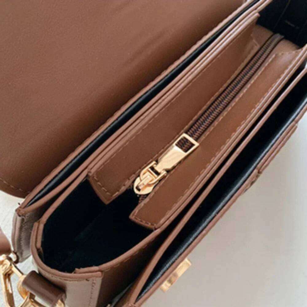 Pu Leather Shoulder for Women Handbag Fashion Crossbody Bags Vintage Underarm Bag Square Satchel 2026 XJ260131