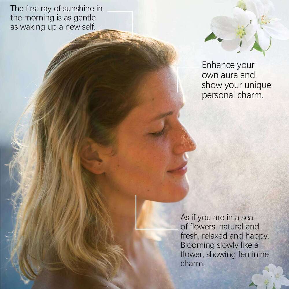 Roxelis Light Women's Perfume Brazilian Style Fresh Jasmine & Wood Floral Scent Long-Lasting Natural Fragrance H260130