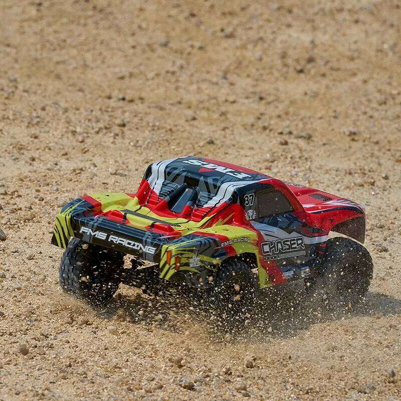 Fms 1/24 Fsc24 Chaser Remote Control Car Strong Power Short Truck Off-Road Vehicle Metal Twin Servos Beginner Entry Level Y260131