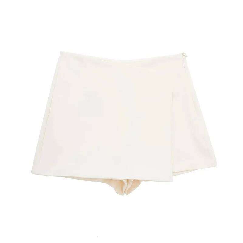 MUJER 2025 Asymmetric Skort for Black High Waist Mini Summer Bermuda Woman Fitness Skirt Shorts Women XJ260131