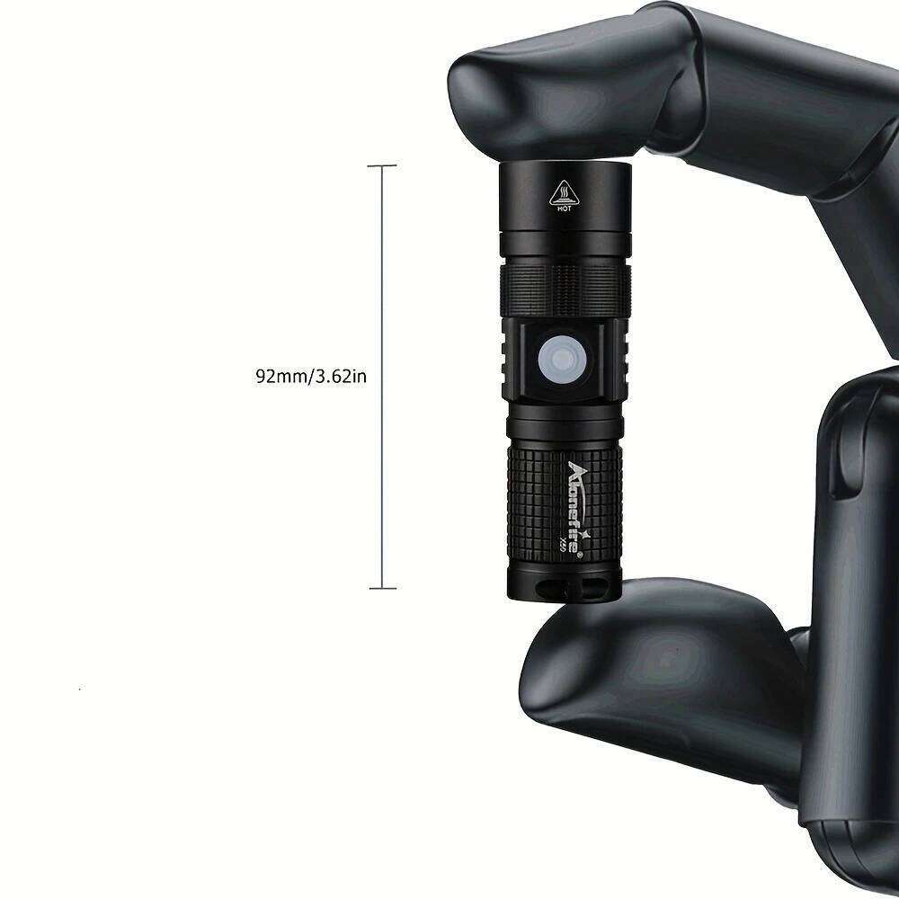 10W Zoom High Bright Palm Small Mini Flashlight Type-C Rechargeable Portable Pocket Hiking Camping Fishing Night llighting Torch H260131