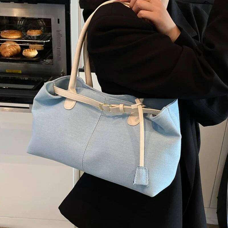 Simple Casual Large Capacity 2025 High Quality Fashionable Versatile Commuting Handbag Single Armpit Shoulder Bag for Women